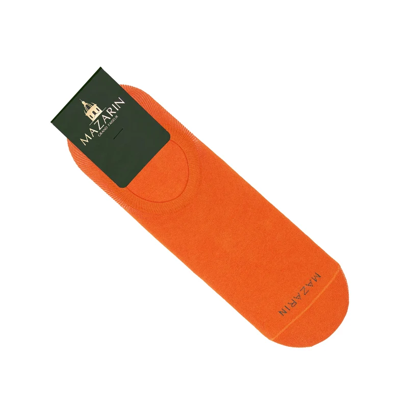 Chaussettes invisibles | Orange - Basket