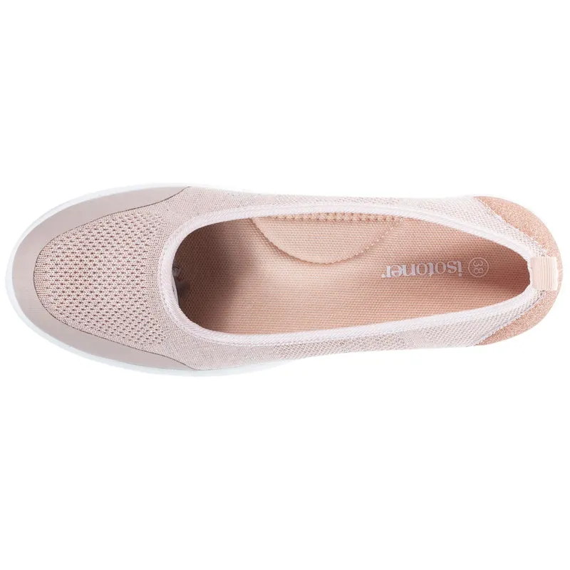 Ballerines Femme slip-on Rose poudré