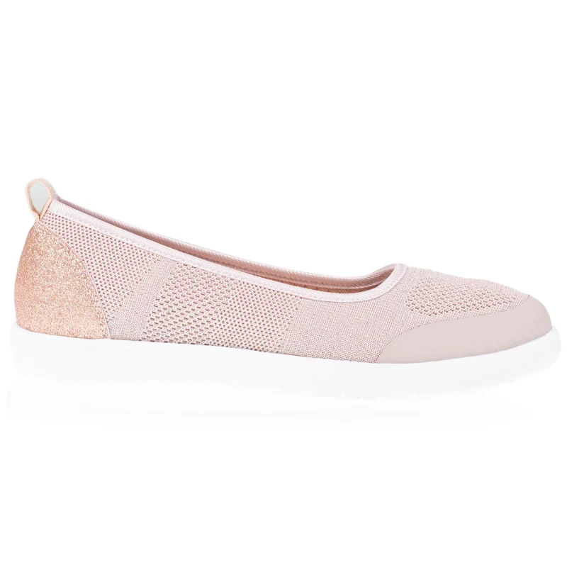 Ballerines Femme slip-on Rose poudré