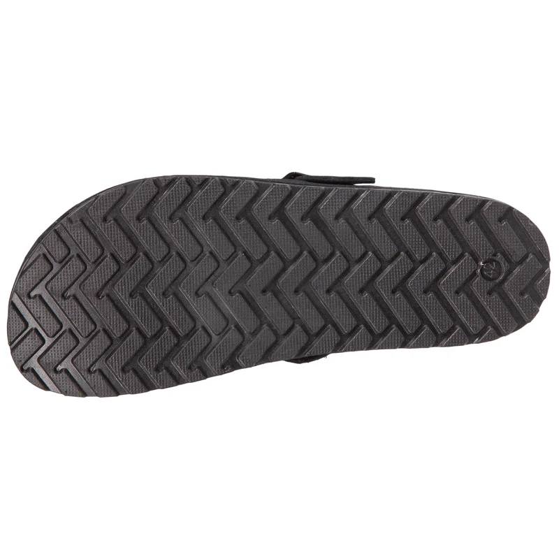 Mules sabots cuir Homme Noir