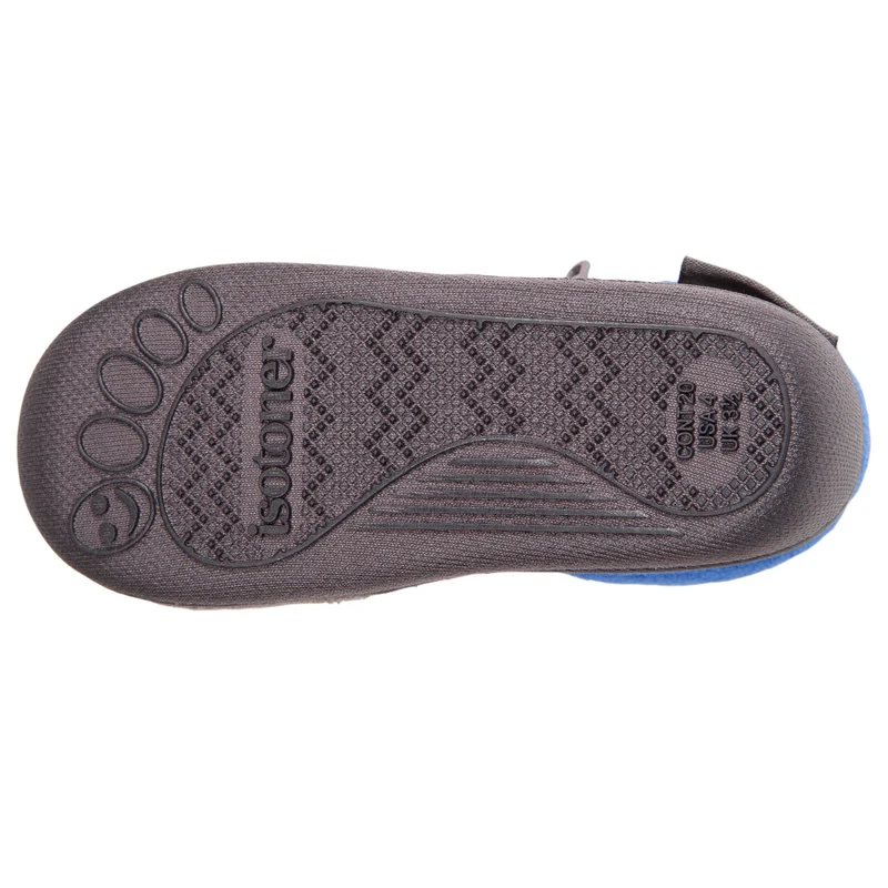 Chaussons bottillons zip Bébé Foot Gris