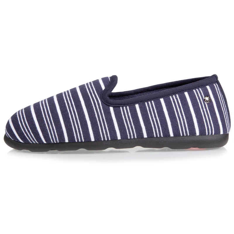 Chaussons charentaises Femme Bleu marine