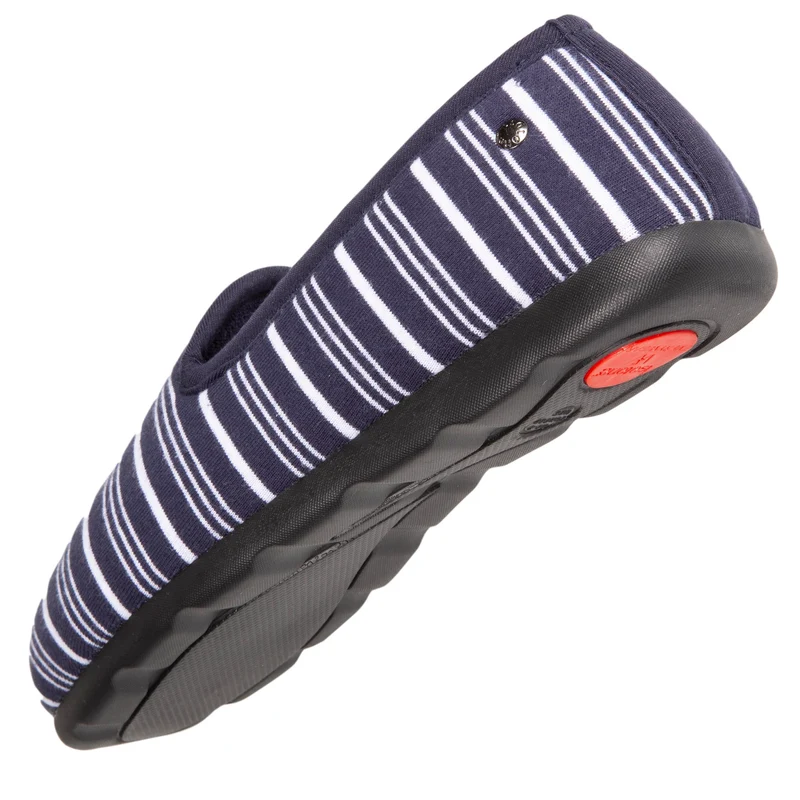 Chaussons charentaises Femme Bleu marine