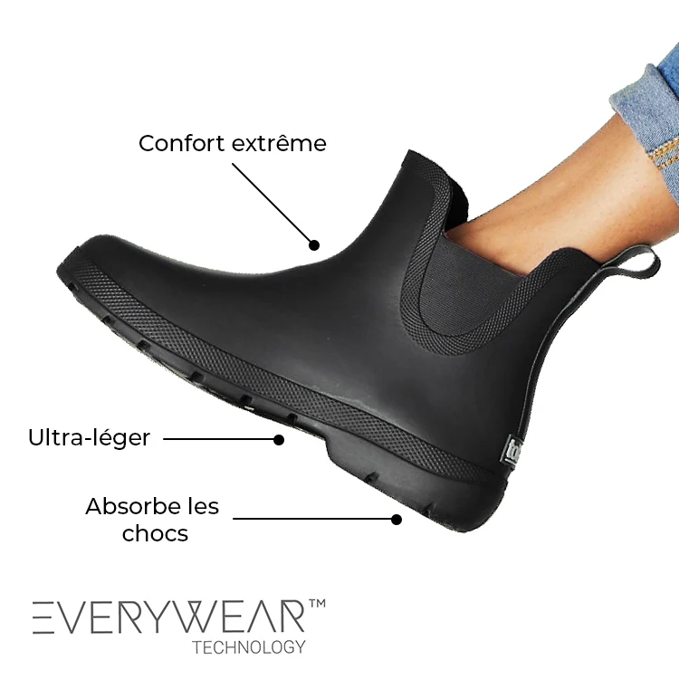 Bottes de pluie Femme Marine
