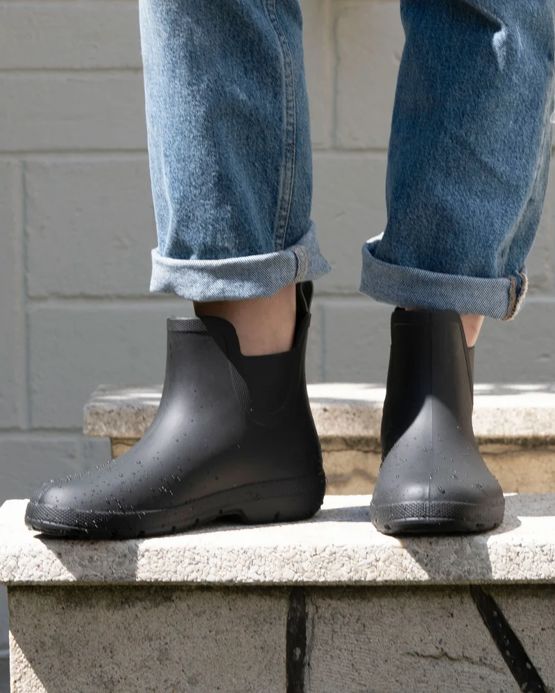 Bottes de pluie Femme basse Noir