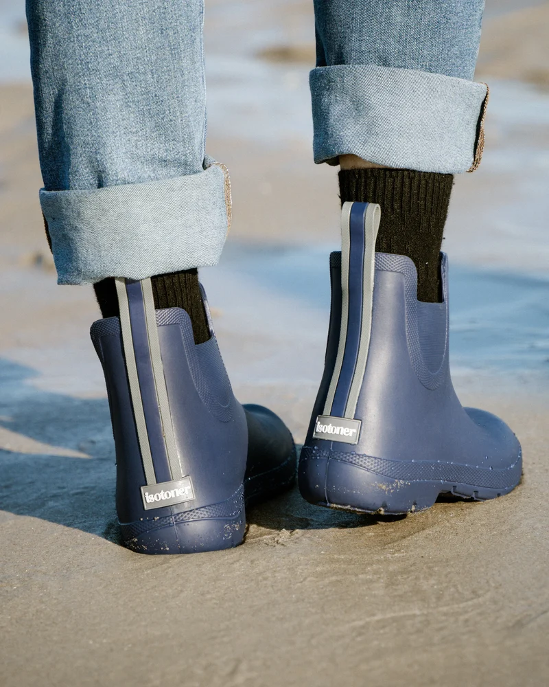 Bottes de pluie Femme Marine