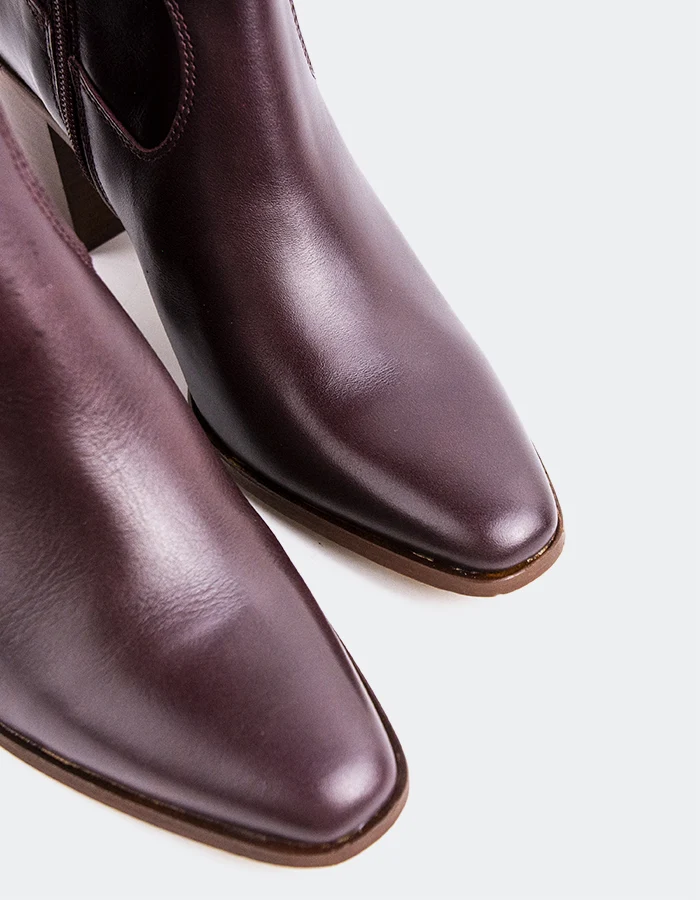 Caleb Burgundy Leather