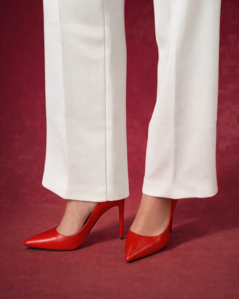 Evander Red Leather
