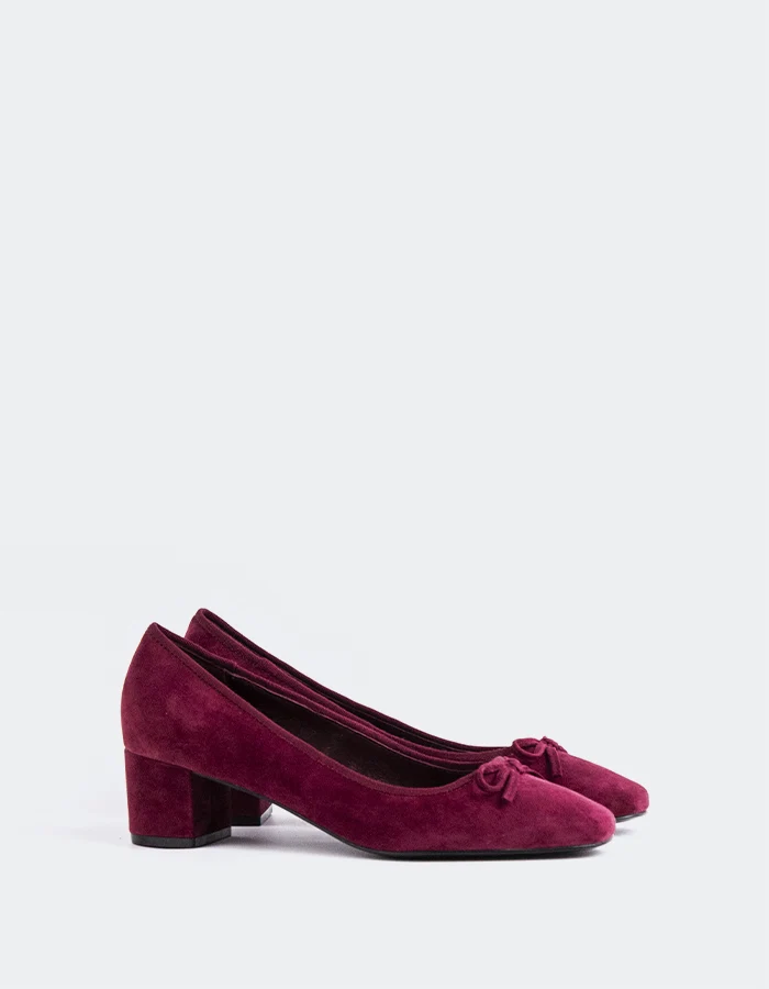 Ruslan Burgundy Suede