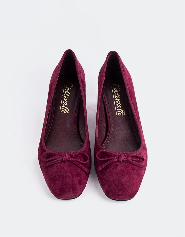 Ruslan Burgundy Suede