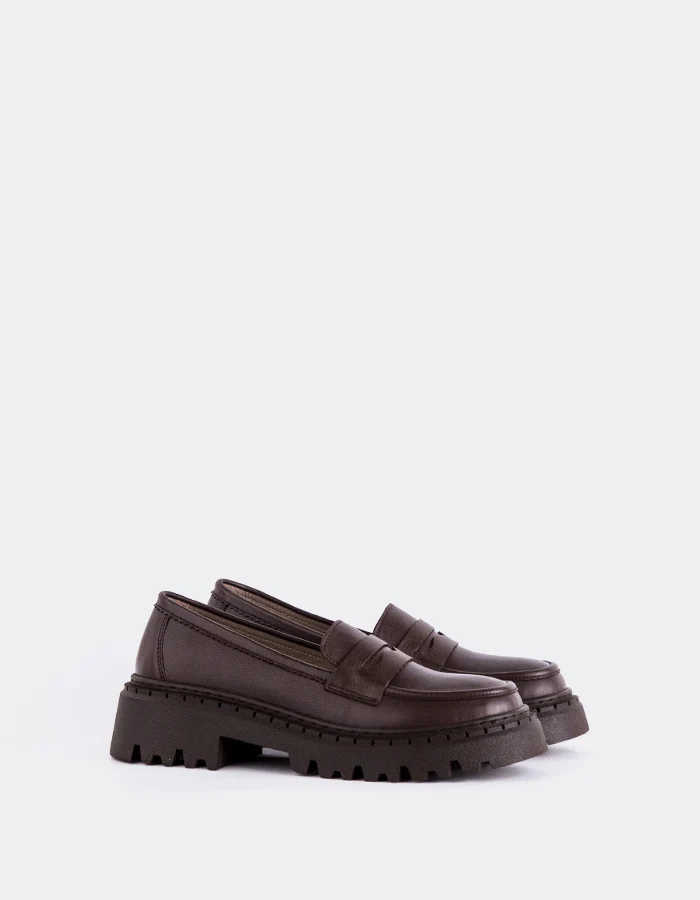 Lydia Brown Leather