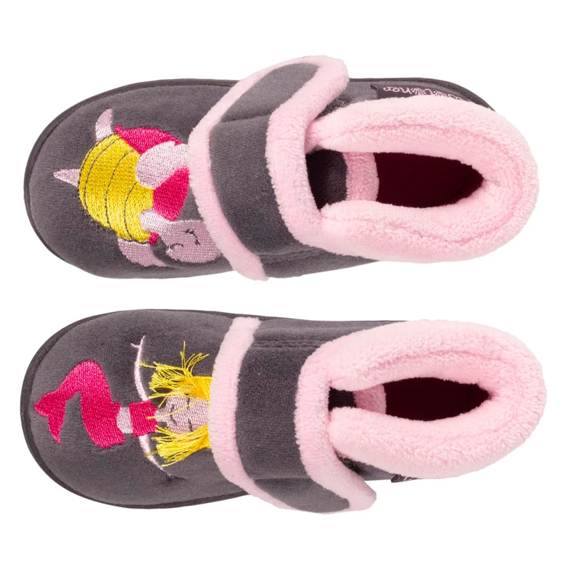Chaussons bottillons Bébé / Enfant velours Sirène