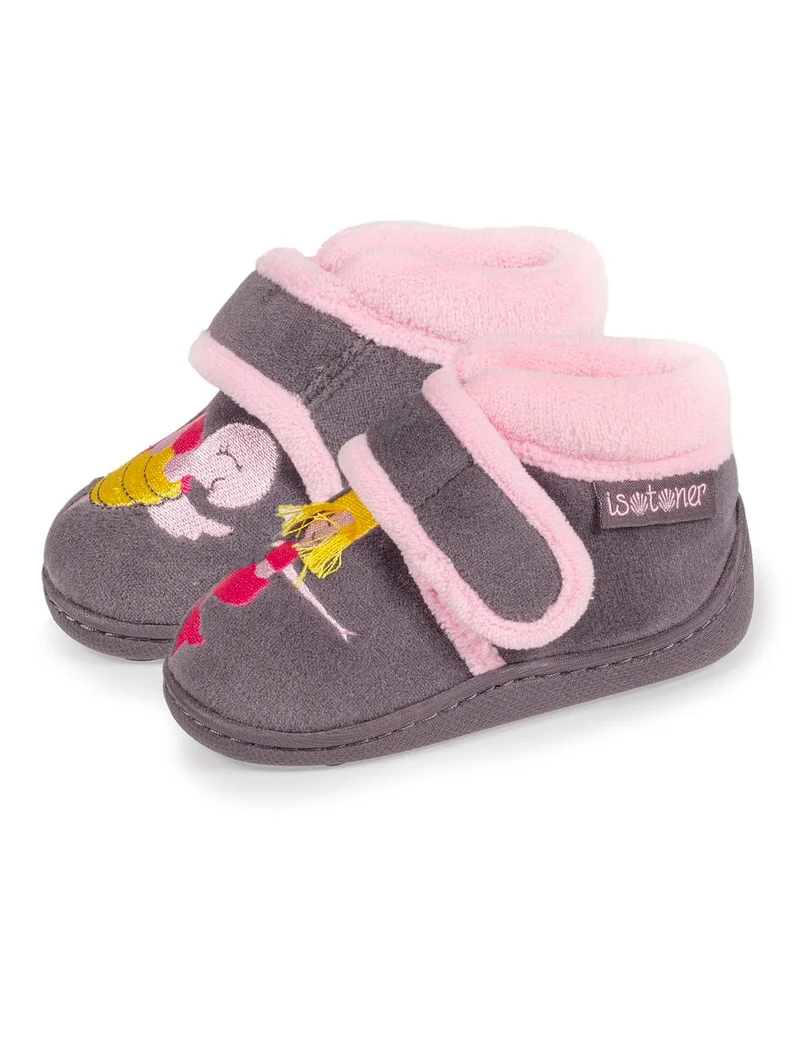 Chaussons bottillons Bébé / Enfant velours Sirène