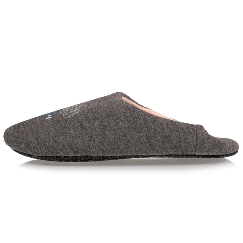 Chaussons babouches Femme Gris Summer vibes