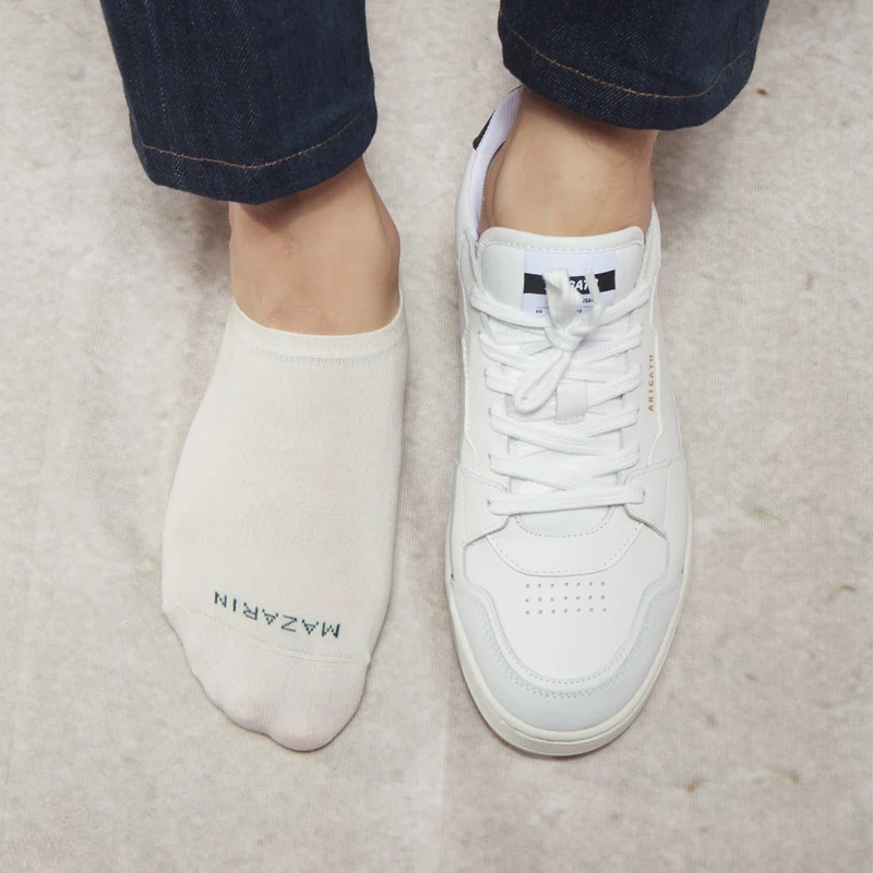 Chaussettes invisibles | Blanc cassé - Basket