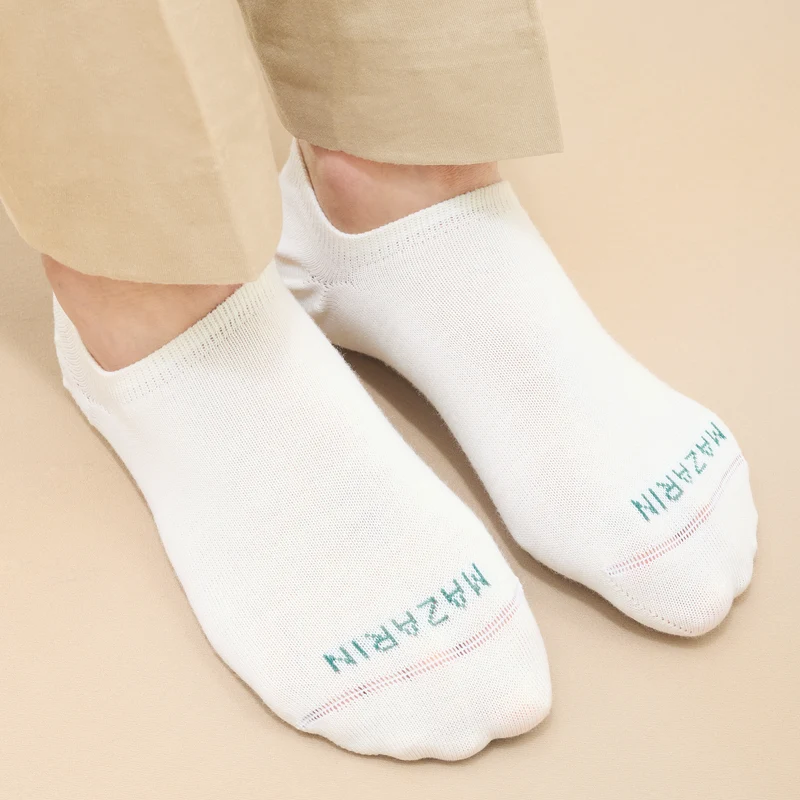 Chaussettes invisibles | Blanc cassé - Basket
