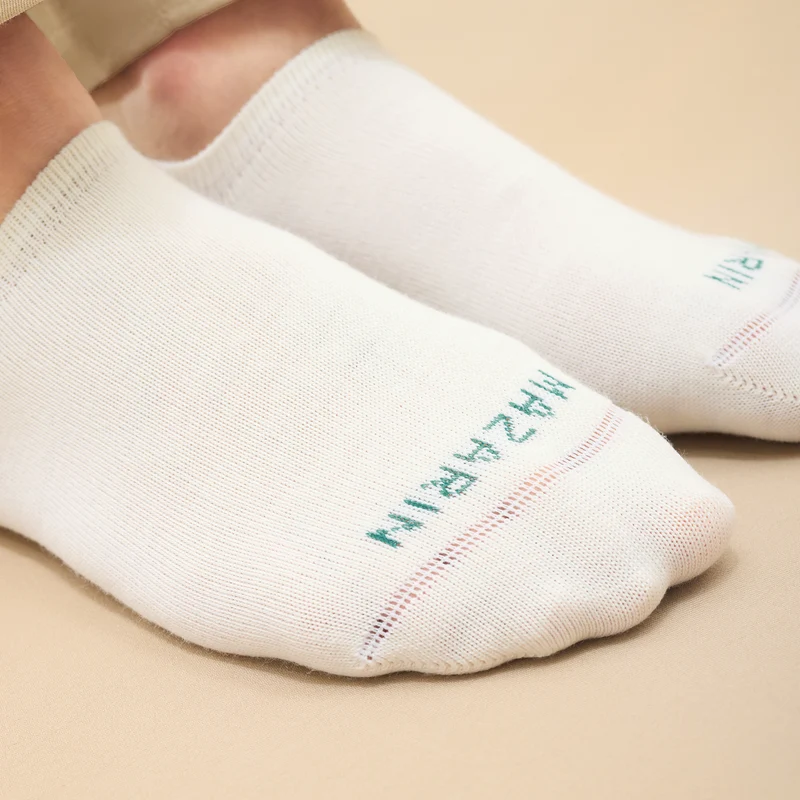 Chaussettes invisibles | Blanc cassé - Basket