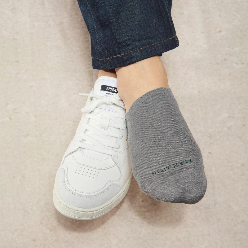 Chaussettes invisibles | Gris clair - Basket