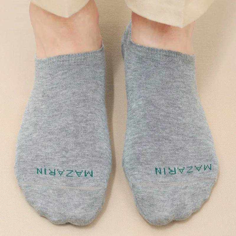 Chaussettes invisibles | Gris clair - Basket