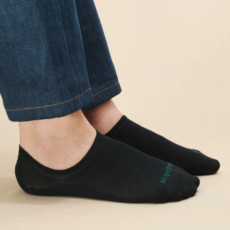 Chaussettes invisibles | Noir - Basket