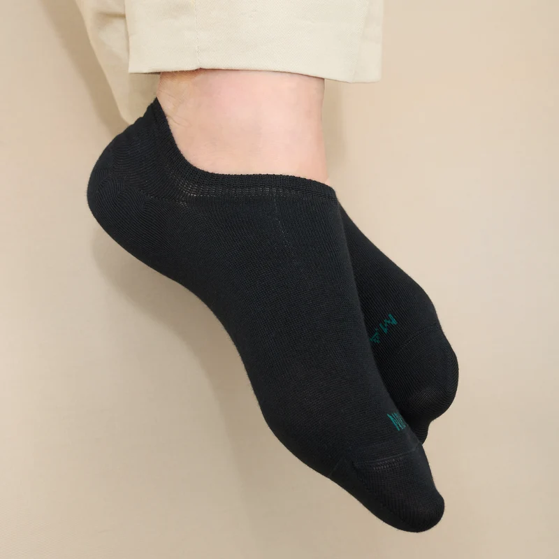Chaussettes invisibles | Noir - Basket