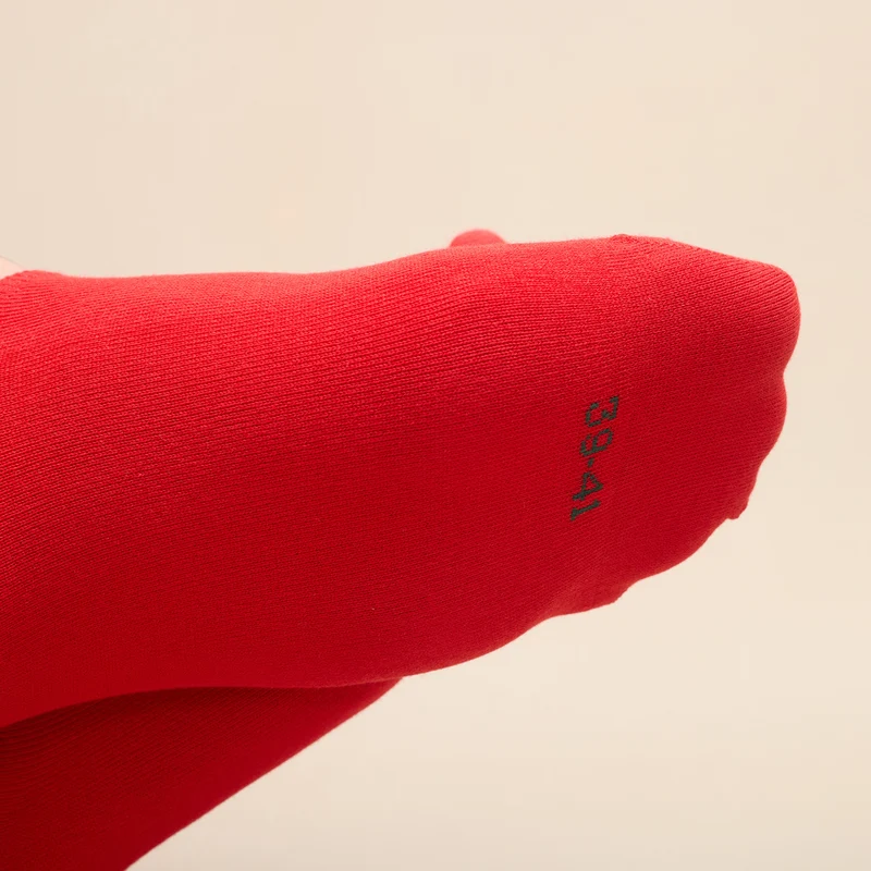 Chaussettes invisibles | Rouge vif - Basket