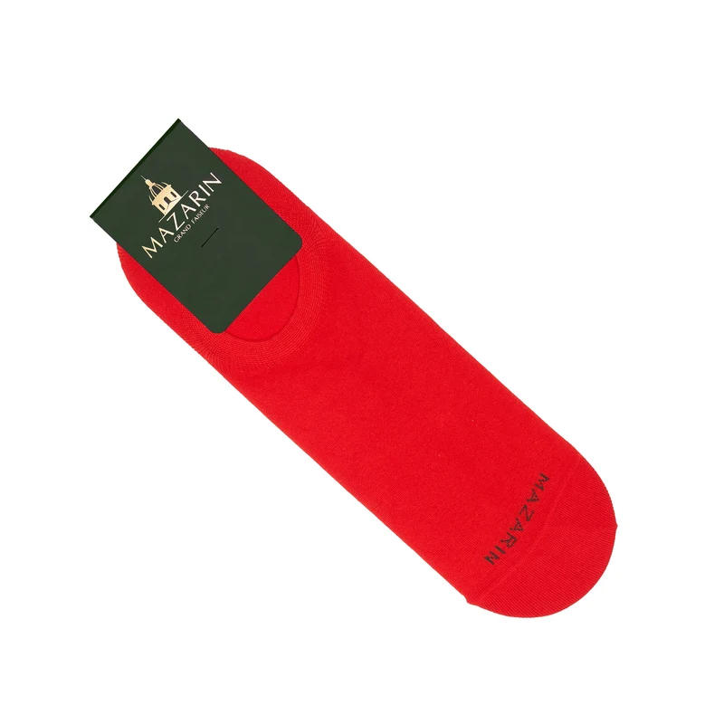 Chaussettes invisibles | Rouge vif - Basket