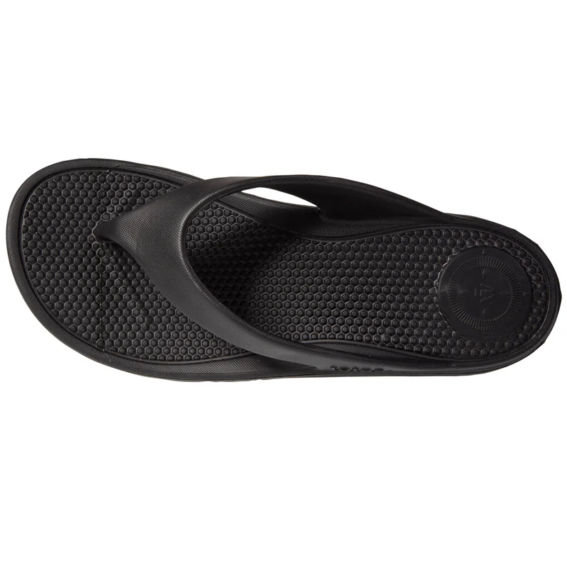 Tongs Femme Confort Noir