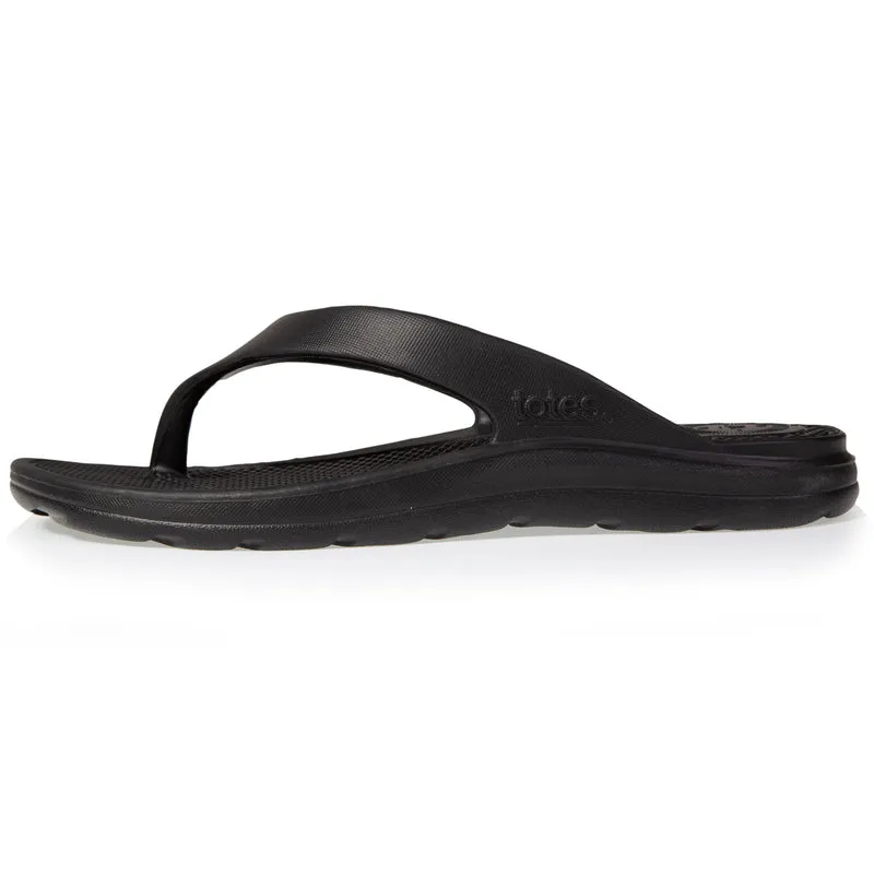 Tongs Femme Confort Noir