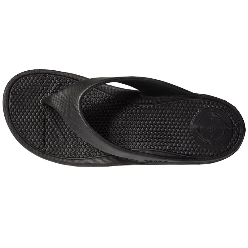 Tongs Femme Confort Noir