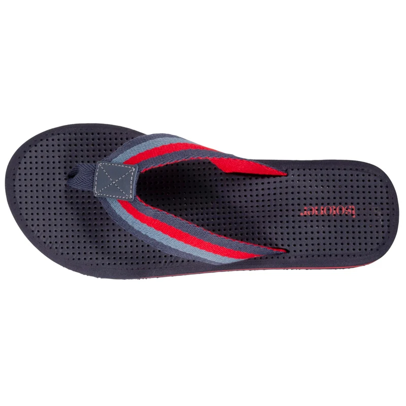 Tongs tige large Homme rayure Marine
