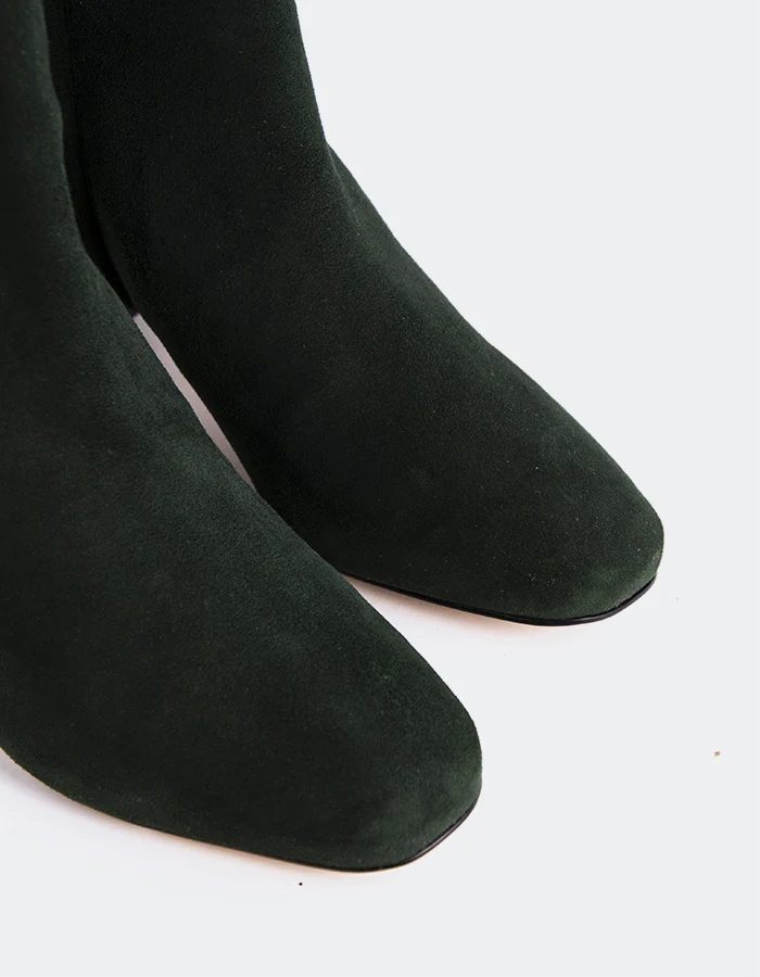 Gracyn Green Suede