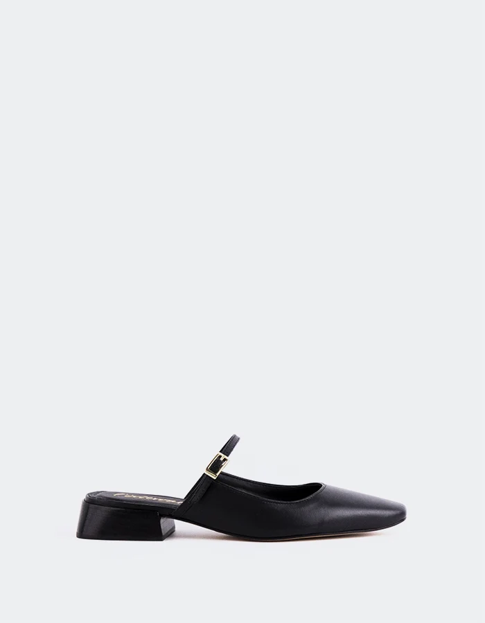 Calantha Black Leather