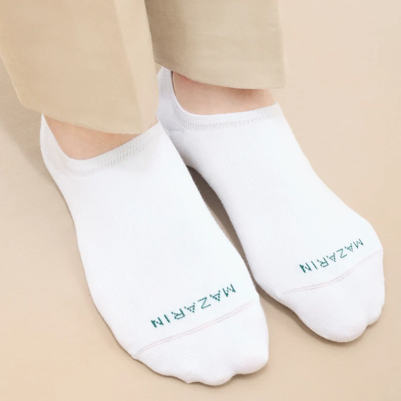 Chaussettes invisibles | Blanc - Basket