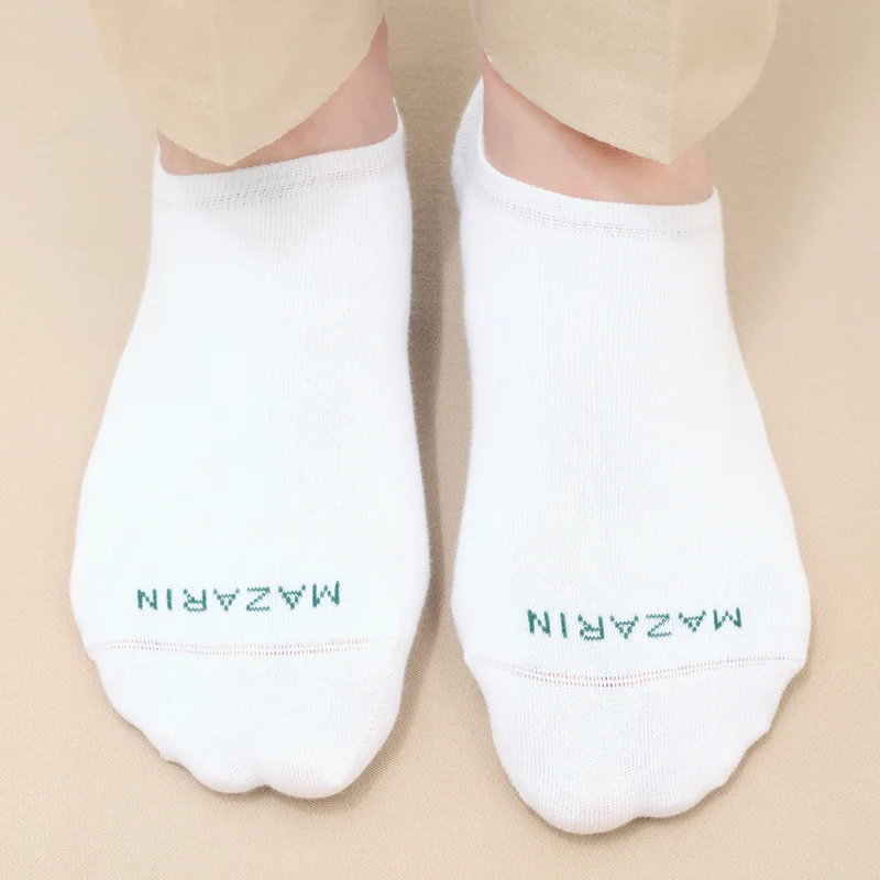 Chaussettes invisibles | Blanc - Basket