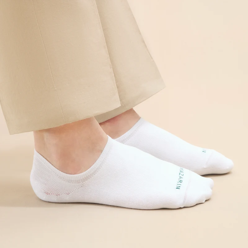 Chaussettes invisibles | Blanc - Basket