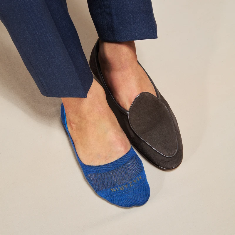 Chaussettes invisibles | Bleu roi - Mocassin