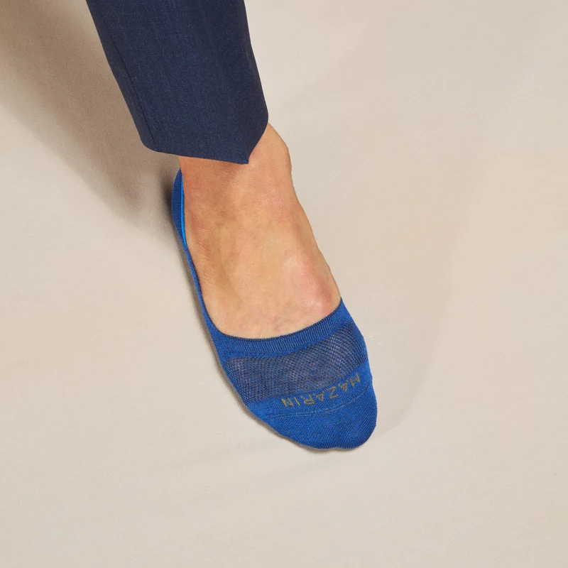 Chaussettes invisibles | Bleu roi - Mocassin