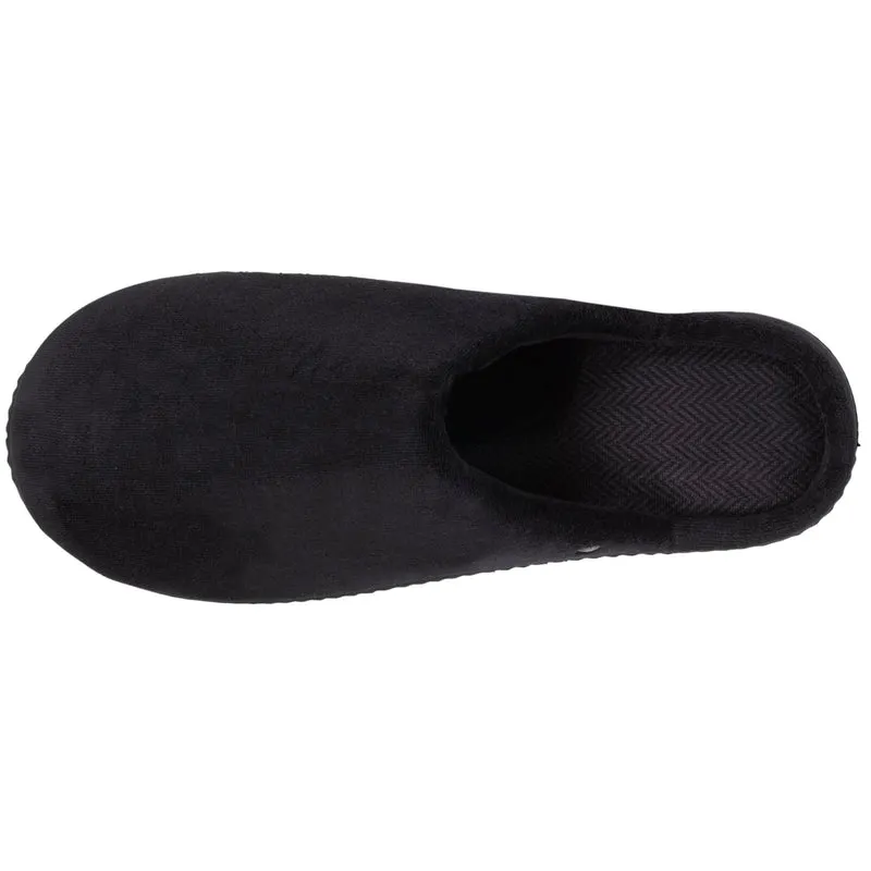 Chaussons mules Homme Noir Chevrons