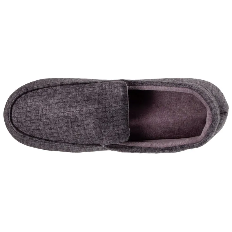 Chaussons mocassins Homme semelle souple Gris
