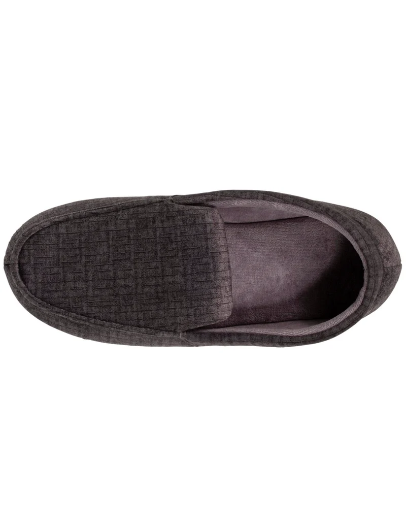 Chaussons mocassins Homme semelle souple Gris