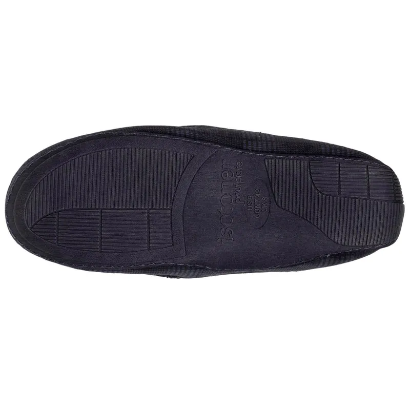Chaussons mocassins Homme carreaux Marine