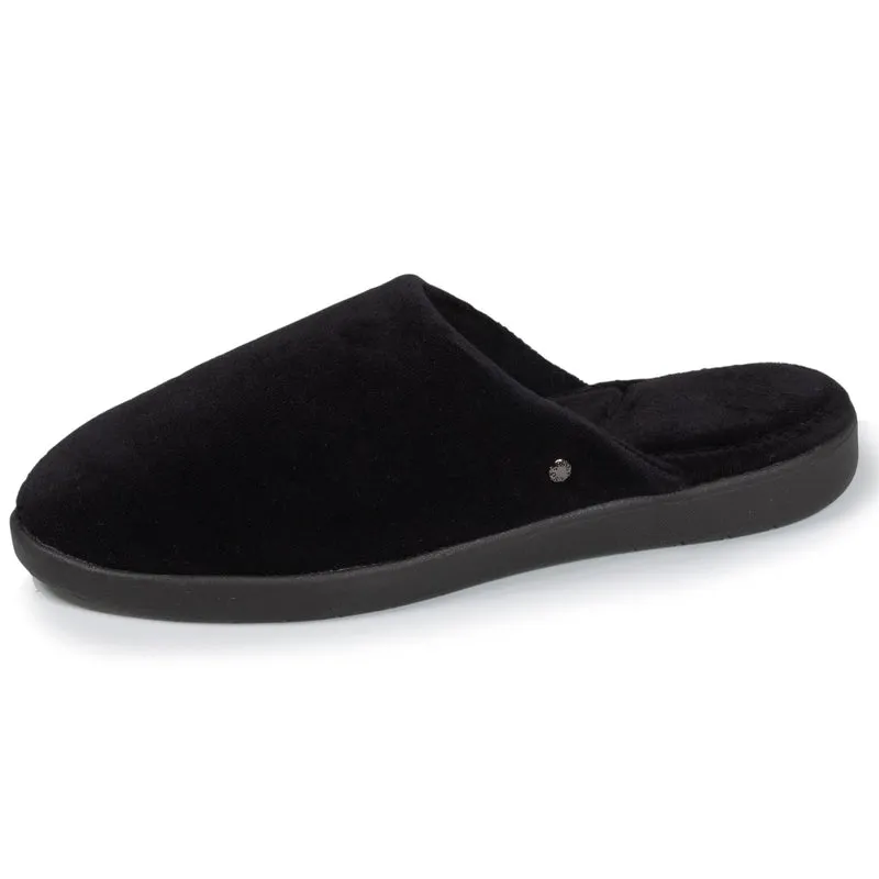 Chaussons mules Femme grand confort Noir