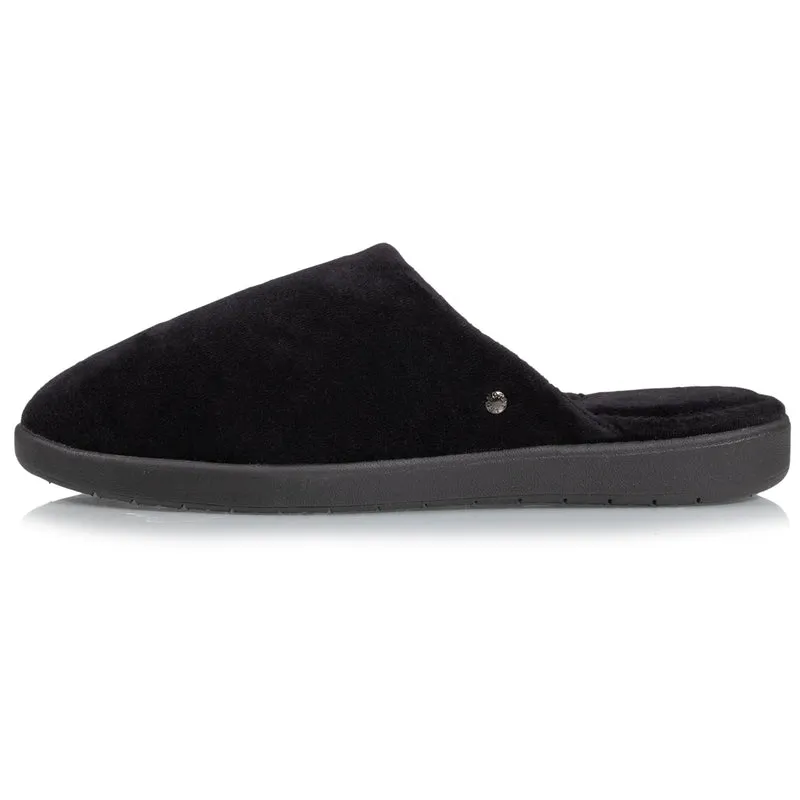 Chaussons mules Femme grand confort Noir