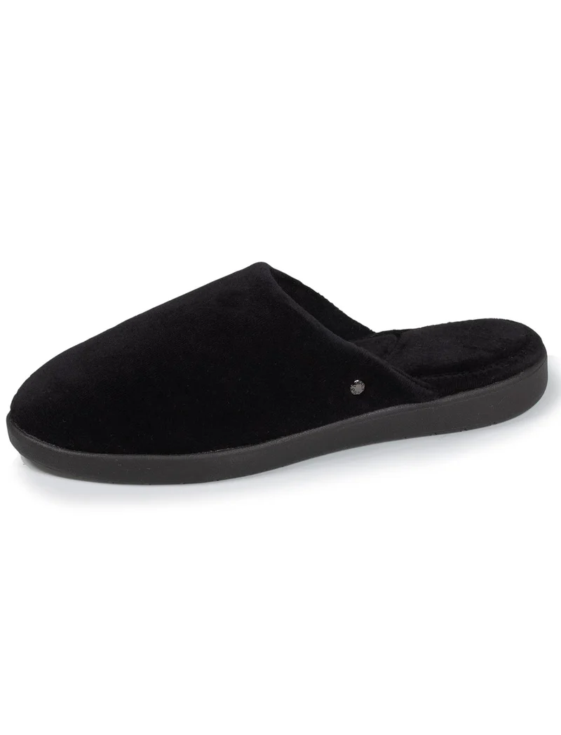 Chaussons mules Femme grand confort Noir