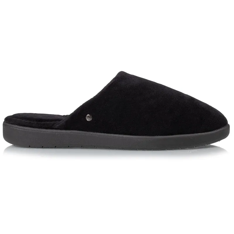 Chaussons mules Femme grand confort Noir