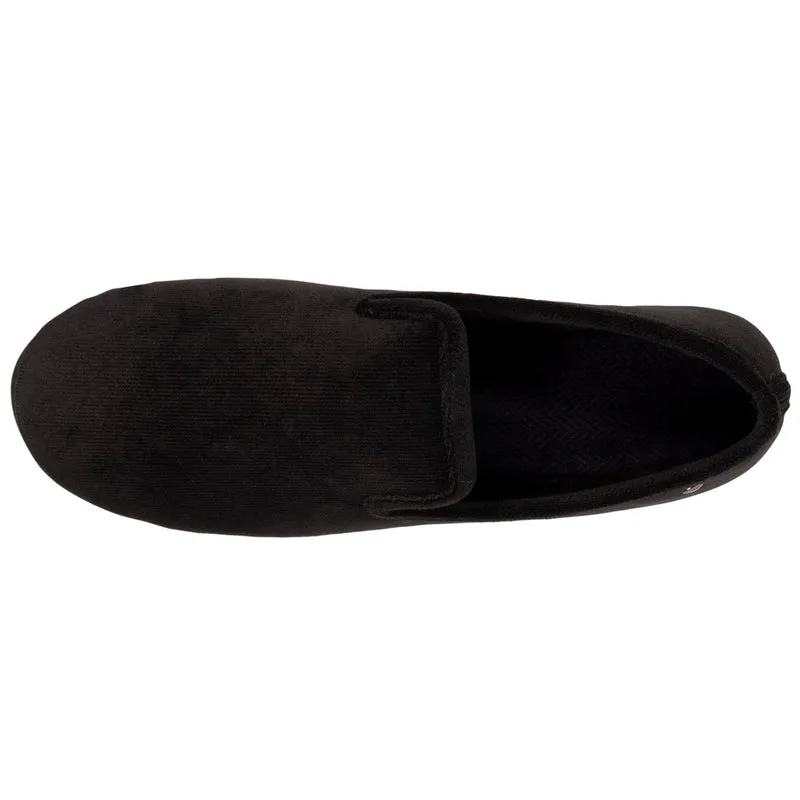 Chaussons charentaises Homme velours Noir
