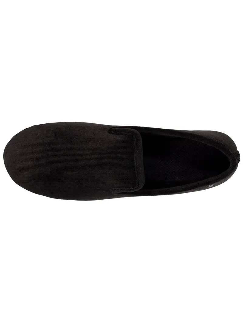 Chaussons charentaises Homme velours Noir