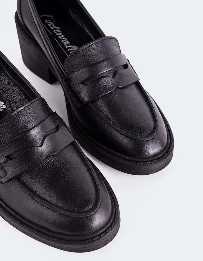 Edessa Black Leather