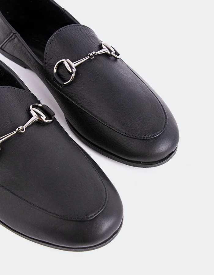 Phyllis Black Leather